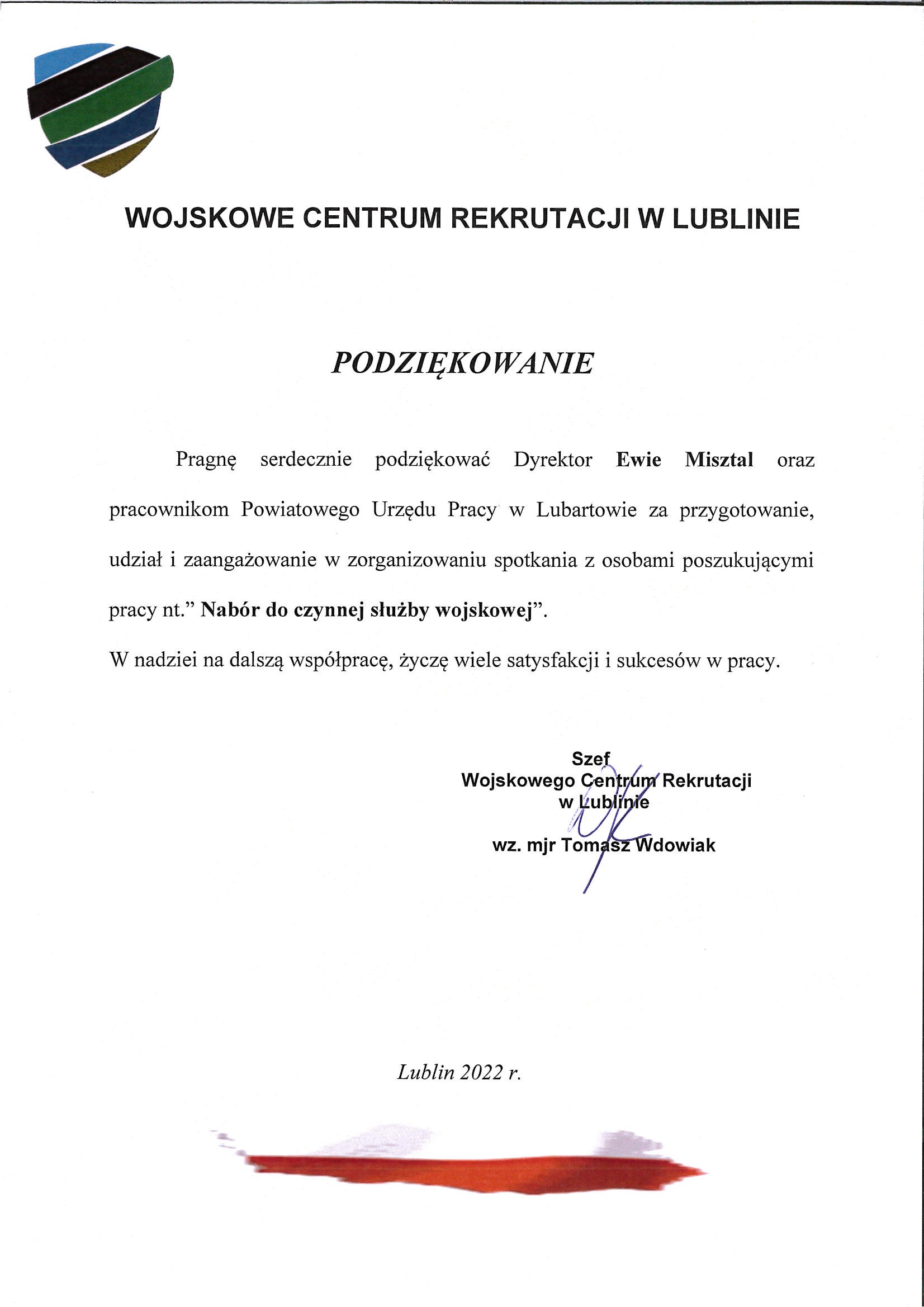 Wojskowe centrum rekrutacji w Lublinie